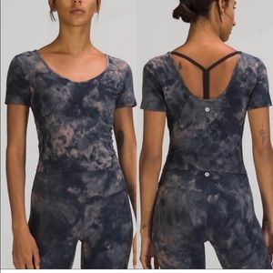 🍋 Lululemon Align T-Shirt in Diamond Dye Lunar Rock True Navy